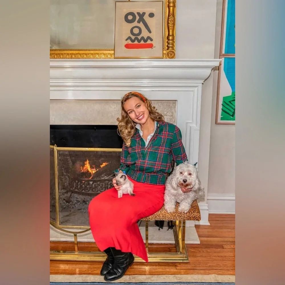 NWT Gretchen Scott Slimming Red Sailor Skirt Size Lg - Picture 14 of 15